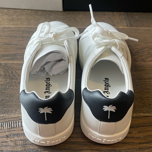 PALM ANGELS Unisex Palm One Leather Sneakers - Picture 11 of 11